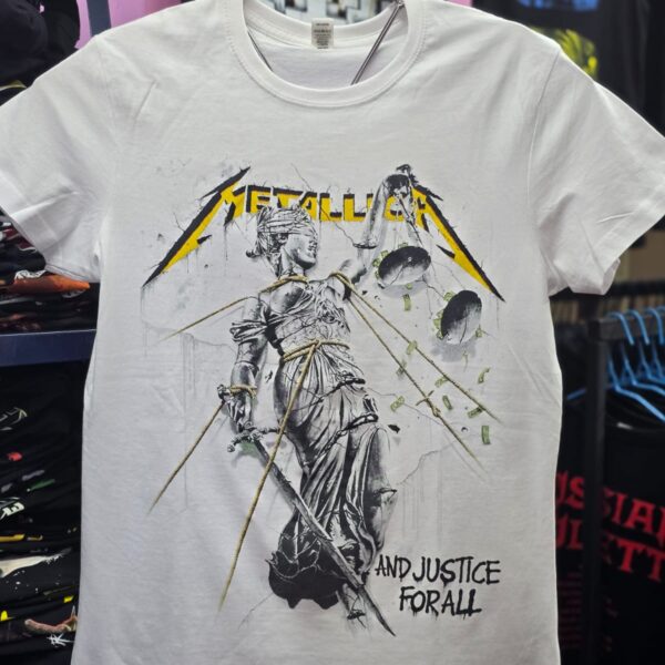 Polera Metallica And Justice for All