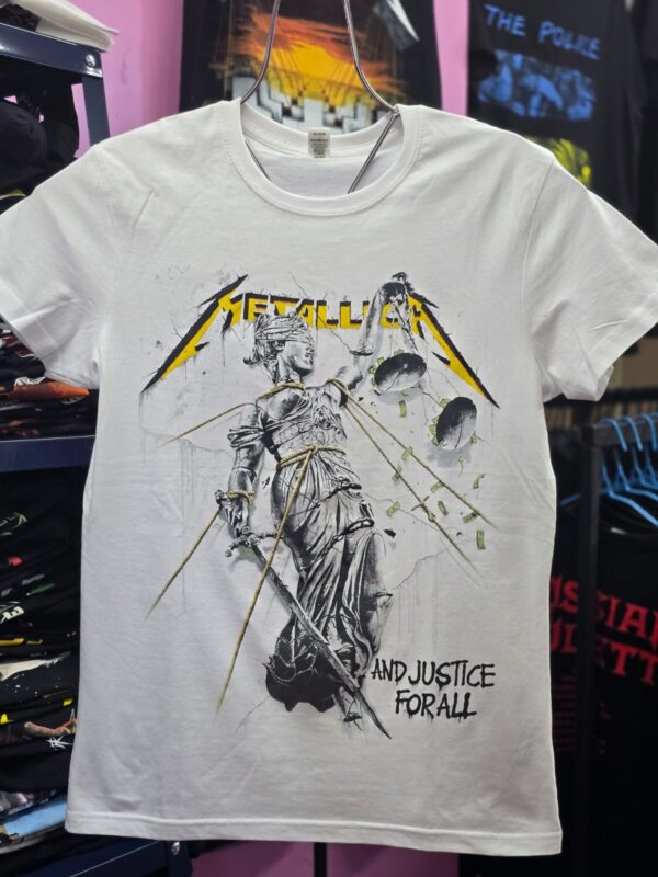 Polera Metallica And Justice for All
