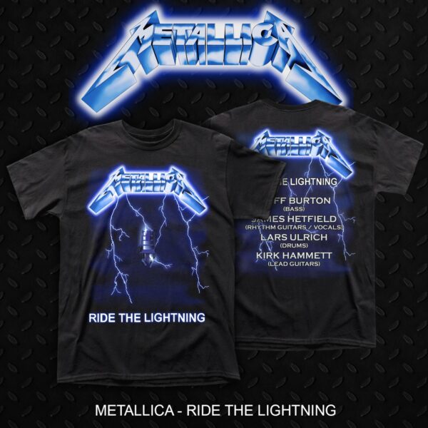 Polera Metallica Ride the lighting