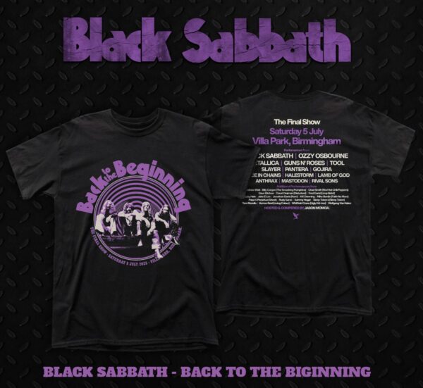 Polera Black Sabbath Back to the Beginning