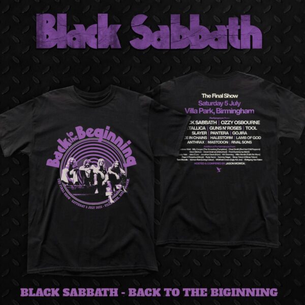 Polera Black Sabbath Back to the Beginning