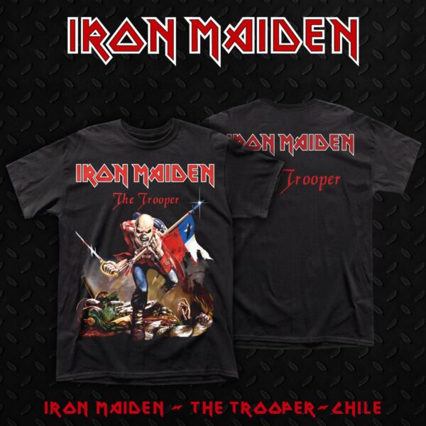 Polera Iron Maiden The Trooper Chile