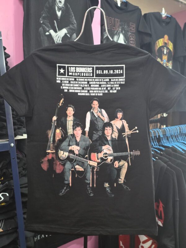 Polera Los Bunkers MTV Unplugged