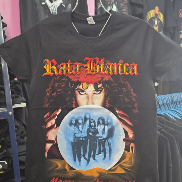 Polera Rata Blanca Magos Espadas y Rosas