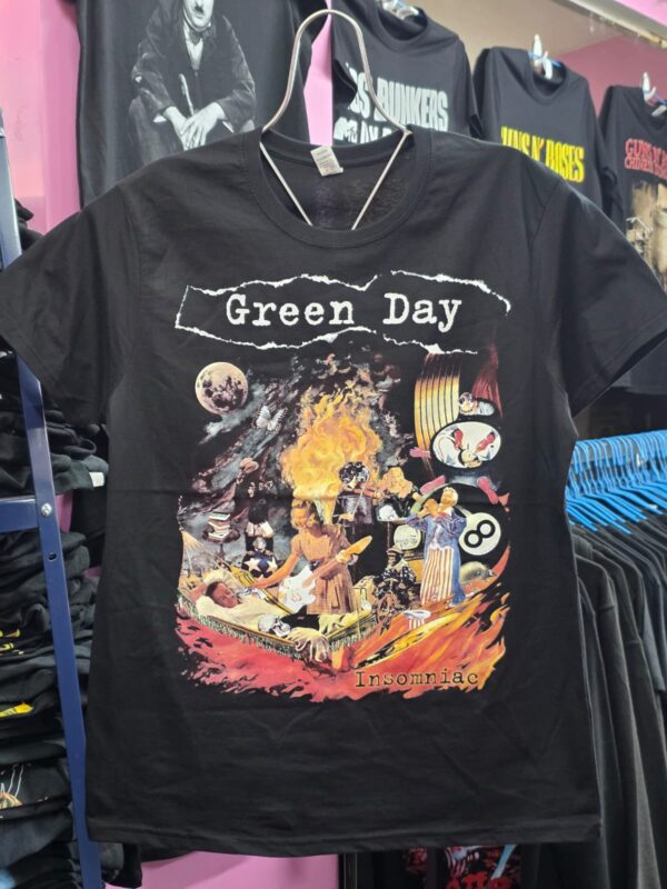 Polera GreenDay Insomniac