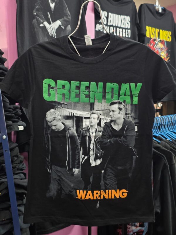 Polera GreenDay Warning