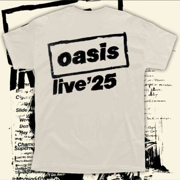 Polera Oasis Live '25 Tour