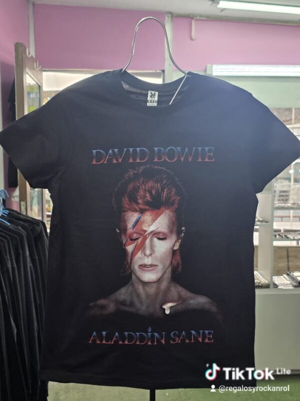 Polera David Bowie Aladdin Sane