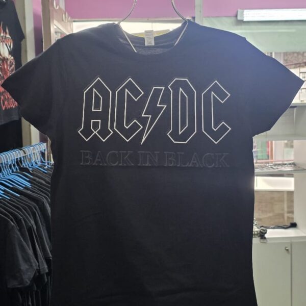 Polera AC/DC Back in Black
