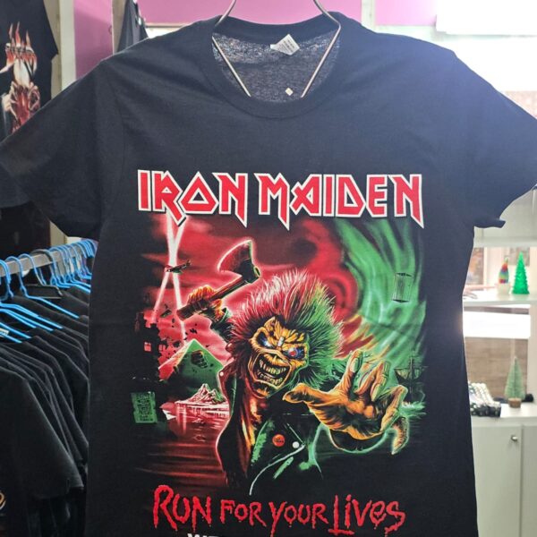 Polera Iron Maiden Run for your Lives World Tour 2026